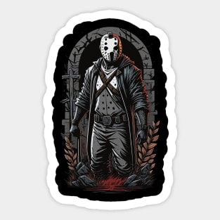 Noir Voorhees Sticker